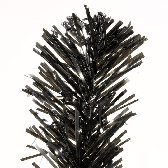 4ft. Pre-Lit Tinsel Artificial Christmas Tree, Clear Lights